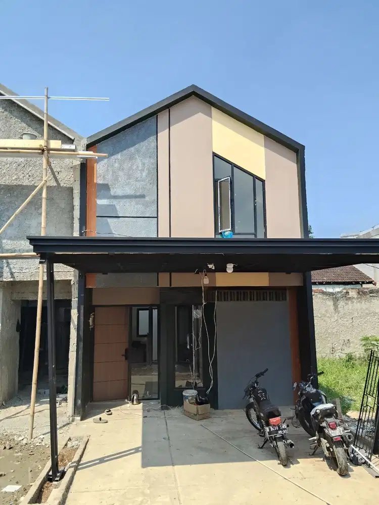 Rumah Cantik Konsep Mezanine Harga Ekonomis Free Biaya2 di Pamulang