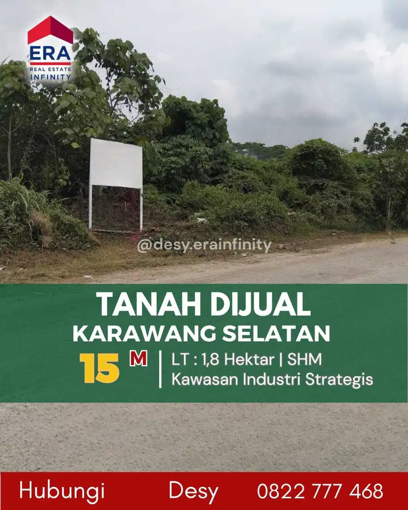 Dijual Tanah Strategis Daerah Karawang