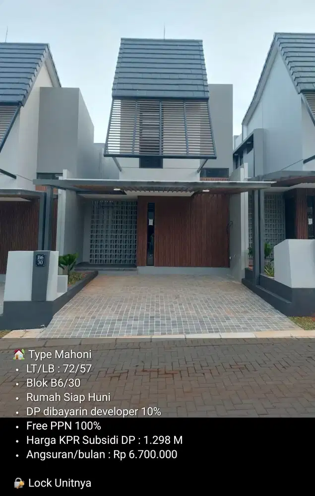 Siap Huni Cendana Residence 2 Tanah 72m² Dekat Stasiun Rawabuntu