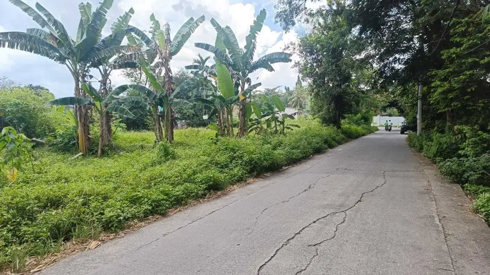 Tanah 5000 m pinggir jalan cocok untuk cluster di Jambe Tangerang