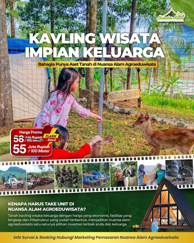 Tanah Kavling Wisata Bogor Sekitar Jakarta Depok Cibubur Sentul Cileungsi Cibarusah Cikarang Bekasi