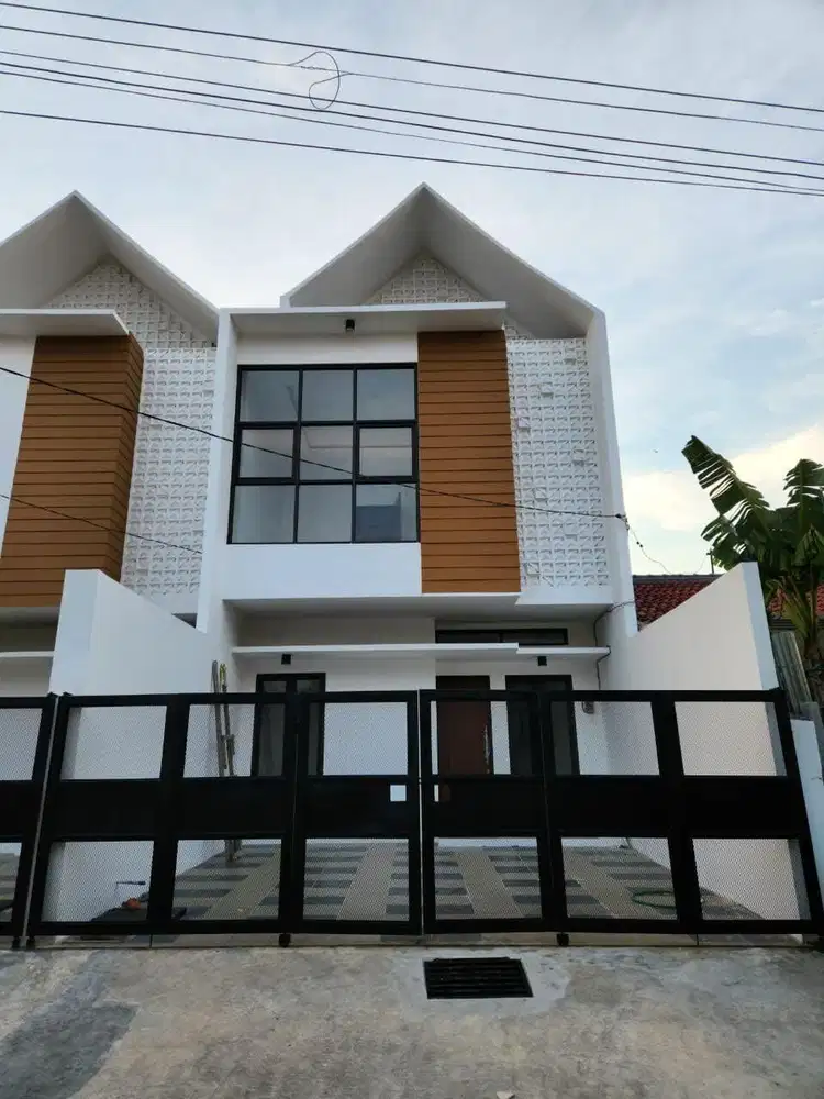 Rumah Modern Scandinavian di Darmo Harapan cocok untuk keluarga Baru