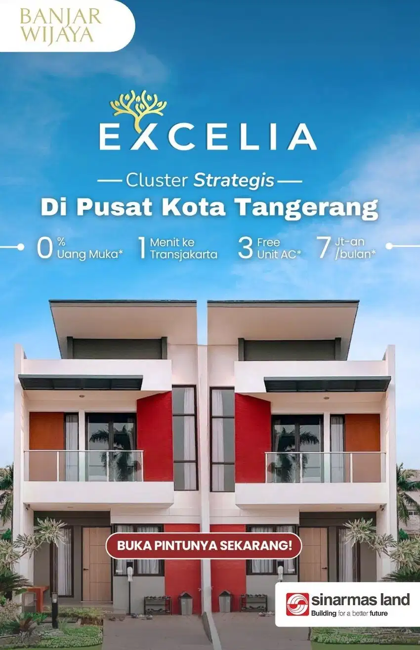 Cluster Excelia Banjar Wijaya Hunian Tanpa Dp Unit Terbatas