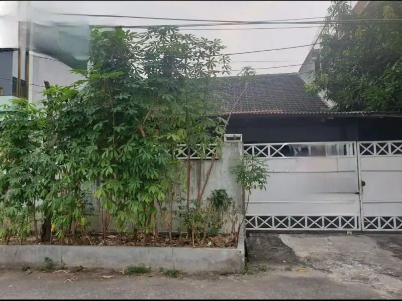 Rumah Sunter danau agung hadap timur jln lebar