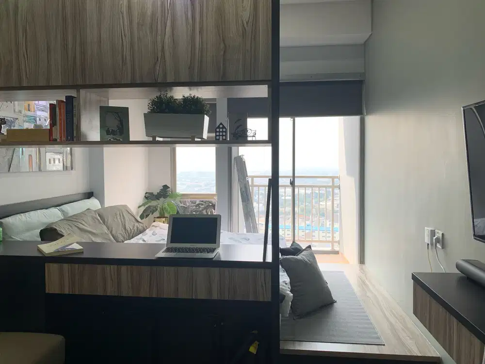 Dijual Springwood Residence Studio full furnished 500 jt Nego lt 26