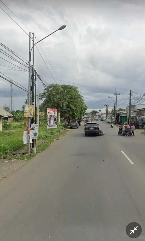 Jual cepat tanah pusat komersil  jl raya sukahati cibinong bogor