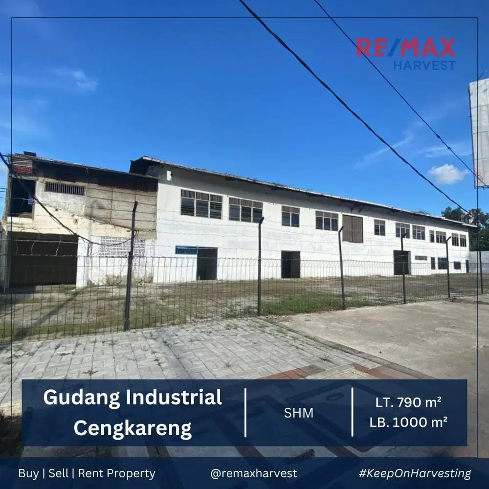 MURAH, GUDANG INDUSTRI DEKAT EXIT TOL, MUAT KONTAINER 40 F, CENGKARENG