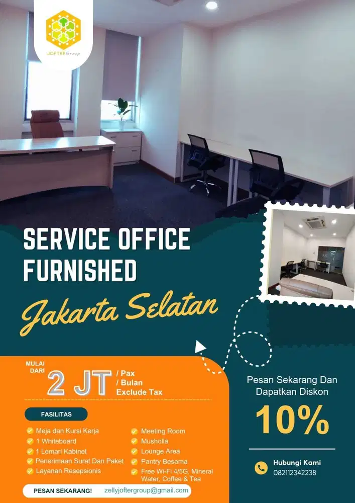 Sewa Kantor Furnished Menara Bidakara2