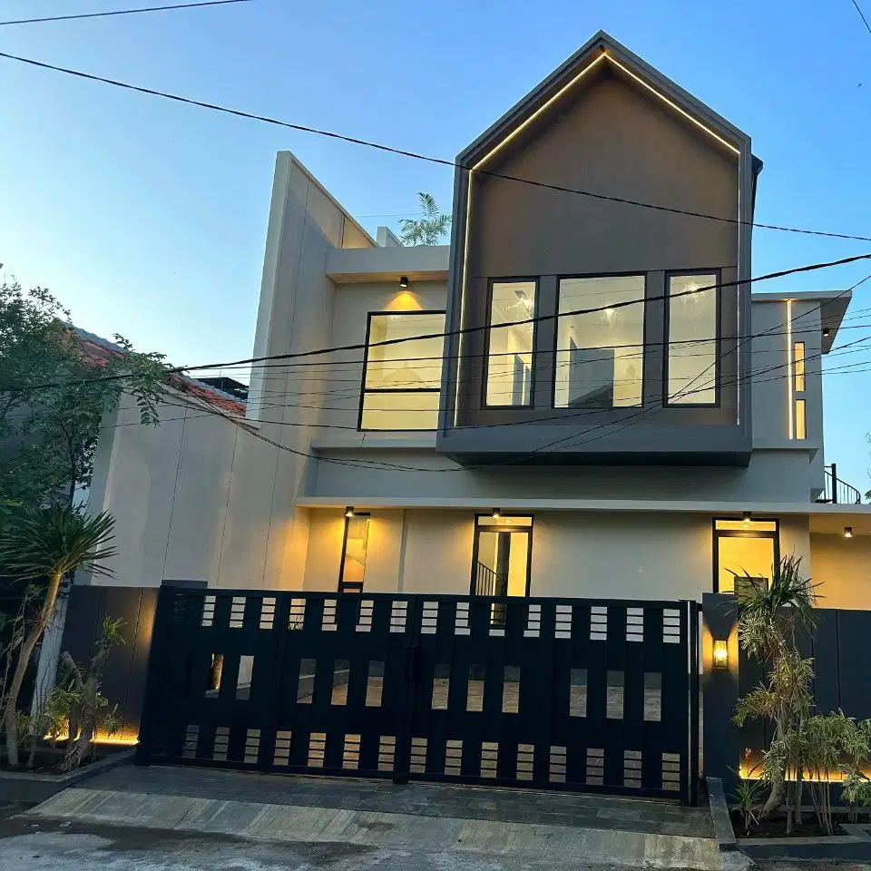 DIJUAL RUMAH BARU GRES DI BABATAN PANTAI SCANDINAVIAN STYLE
