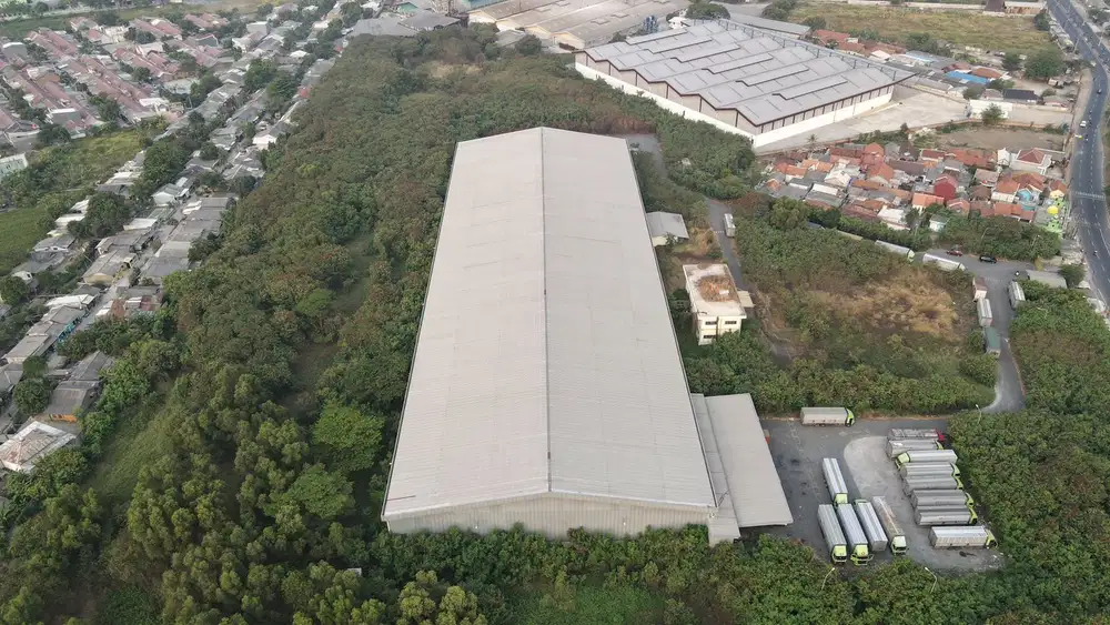 DIJUAL Lahan Industri Pinggir Jalan di Lemah Abang,Cikarang Jarang ada