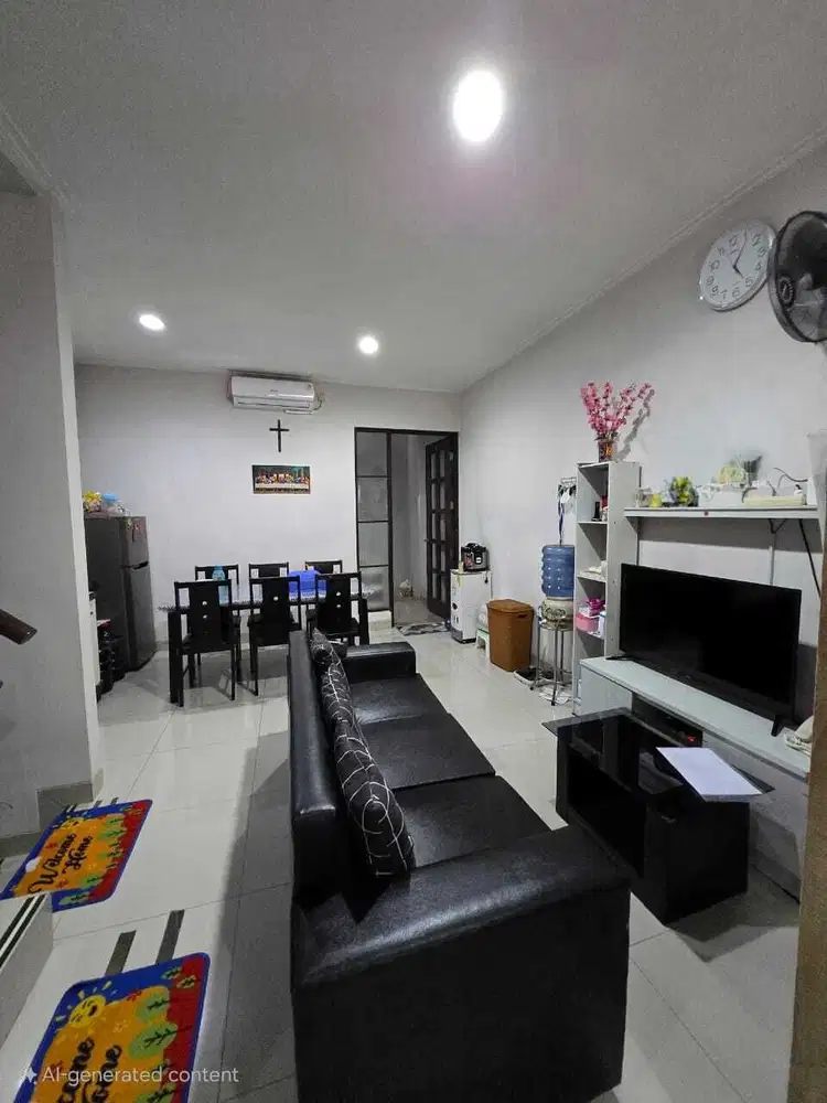 East Asia 6x15 Semi Furnished Greenlake City Fasilitas Kota Mandiri