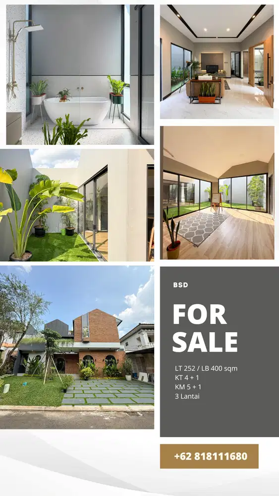 DIJUAL Rumah Baru The Green Banyan Ville BSD City