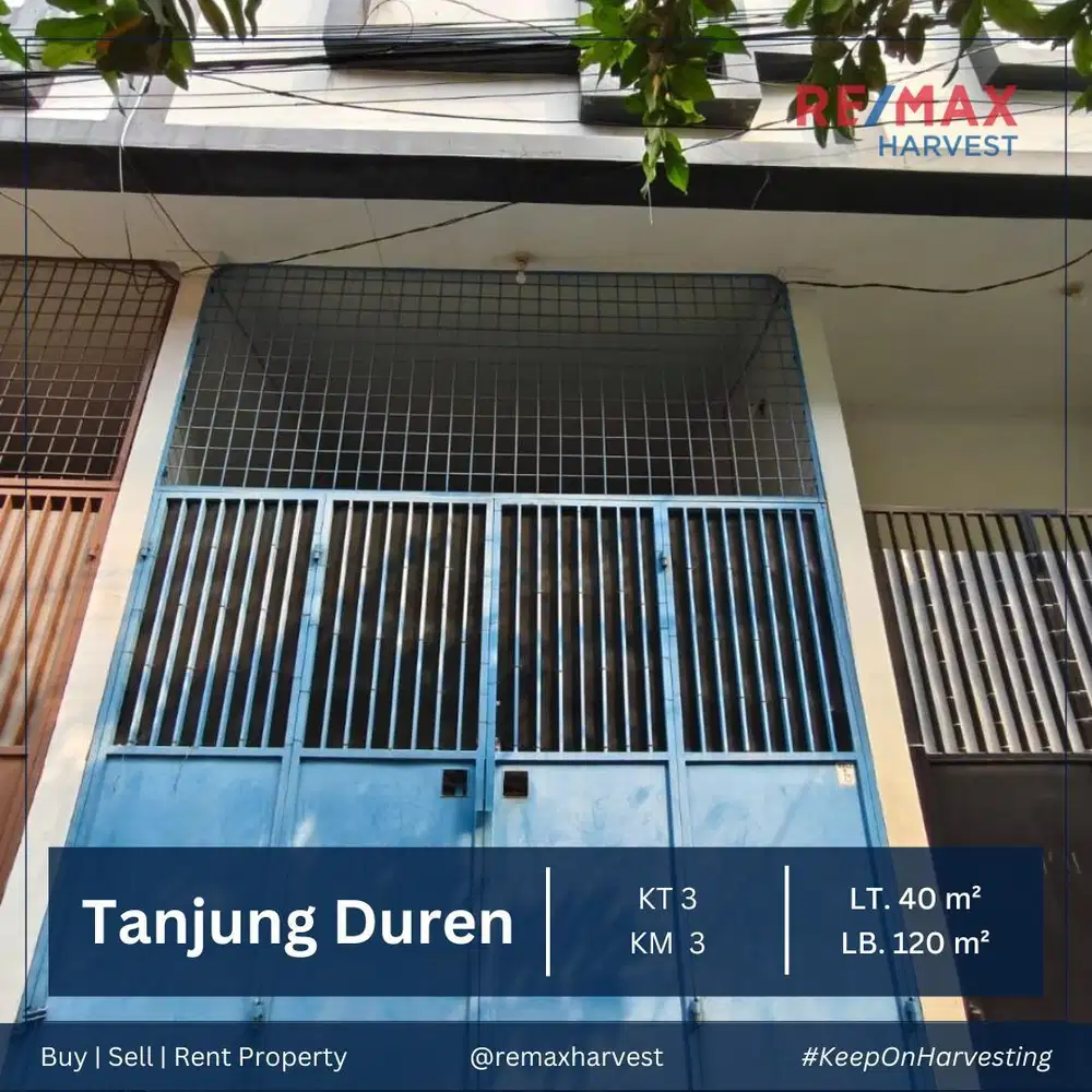 DIJUAL MURAH RUMAH TINGGAL SIAP HUNI TANJUNG DUREN JAKARTA BARAT