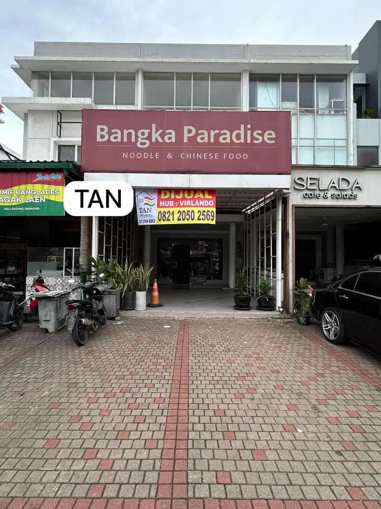 Jual ruko 3 lantai hadap jalan South Goldfinch, Gading Serpong