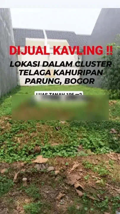 Segera Naik Kavling di Telaga Kahuripan Parung Bogor