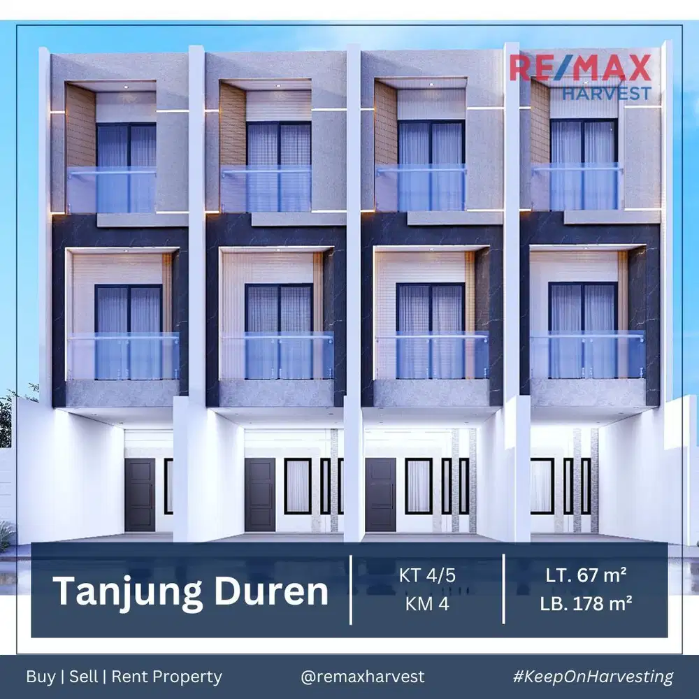 MURAH !! RUMAH BARU 4 KAMAR, AKSES JALAN 3 MOBIL, SHM DI TANJUNG DUREN