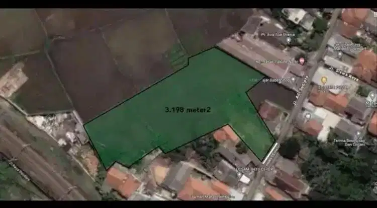 Jual Tanah Gudang/Pabrik Benda Batuceper Tangerang dkt Bandara