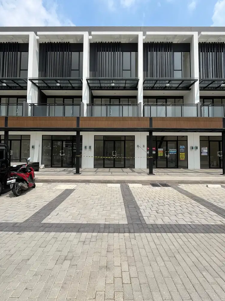 Sewa ruko baru 3 lantai Hampton Promenade, Gading Serpong