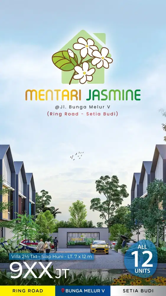 Komplek mentari jasmine jalan bunga melur V ringroad