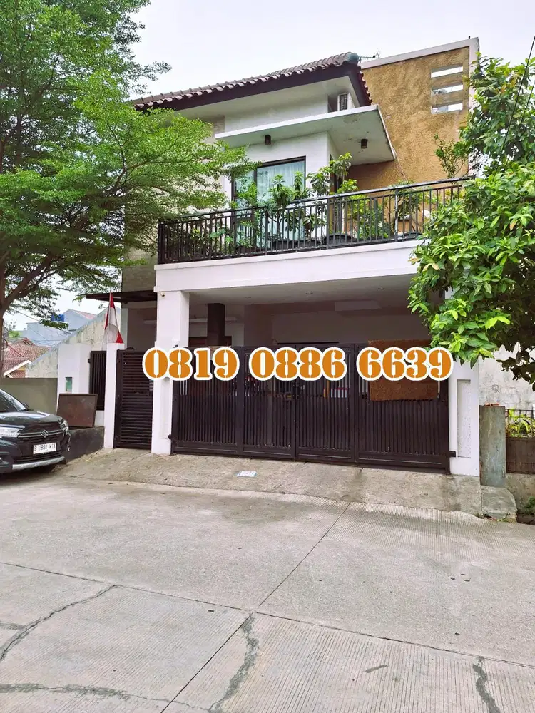 Rumah komplek pondok aren 5 menit bintaro sektor 9 bebas banjir