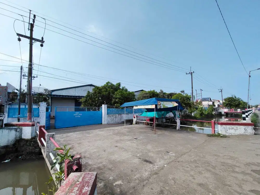 Jual gudang ex pabrik di Raya gedangan