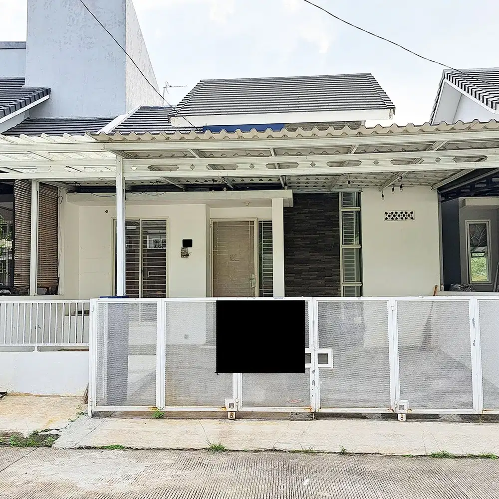 Rumah 1 Lantai 2 Kamar Dekat Stasiun Cisauk di Serpong Garden