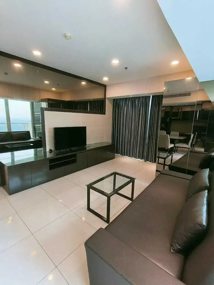 Dijual U Residence 3, type 2 bedroom besar full furnished, jual rugi