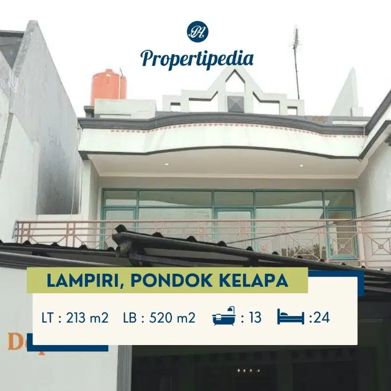 Dijual Cepat Rumah 3 Lantai di Jakarta Timur (Lampiri)