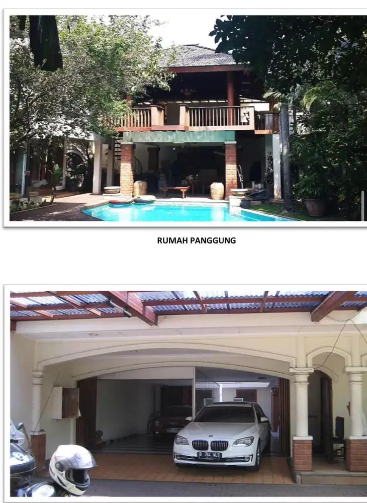 Rumah Dijual Jl Lapangan Hijau Mendekati NJOP 1531 m2 furnished Jaksel