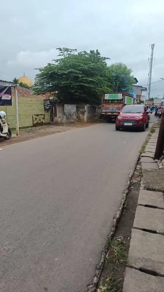 Tanah 8276 m di Cukang gali Curug Tangerang bisa untuk Gudang/Workshop