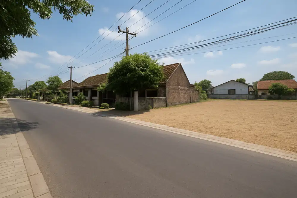 Murah tanah berbah kalitirto 3 jutaan ,SHM P unit