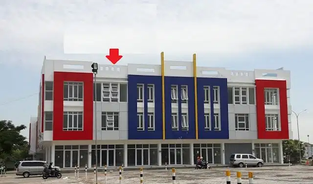 0255 - Disewakan Ruko Green Garden Gresik 3 Lantai Blok A4-02