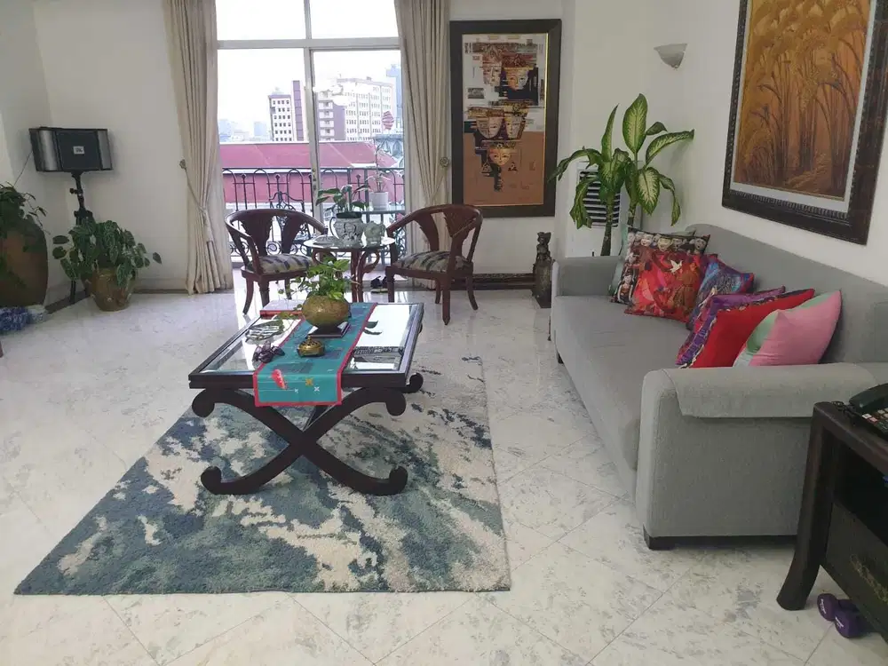 Disewakan Apartemen Menteng Executive Tipe 2 Kamar Tidur Furnished