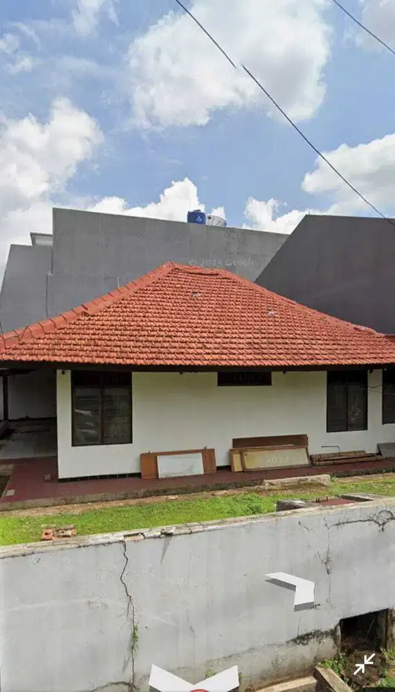 RUMAH LAMA HITUNG TANAH..! KOMPLEK PONDOK BAMBU