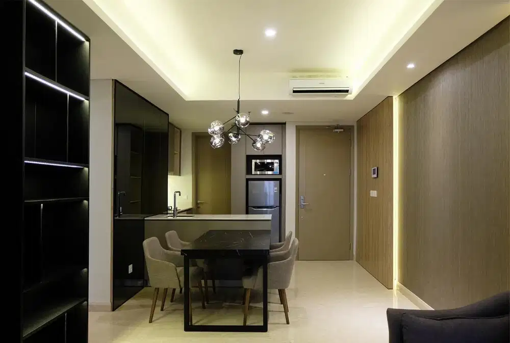 Apartemen Gold Coast 135m² Furnish Mewah