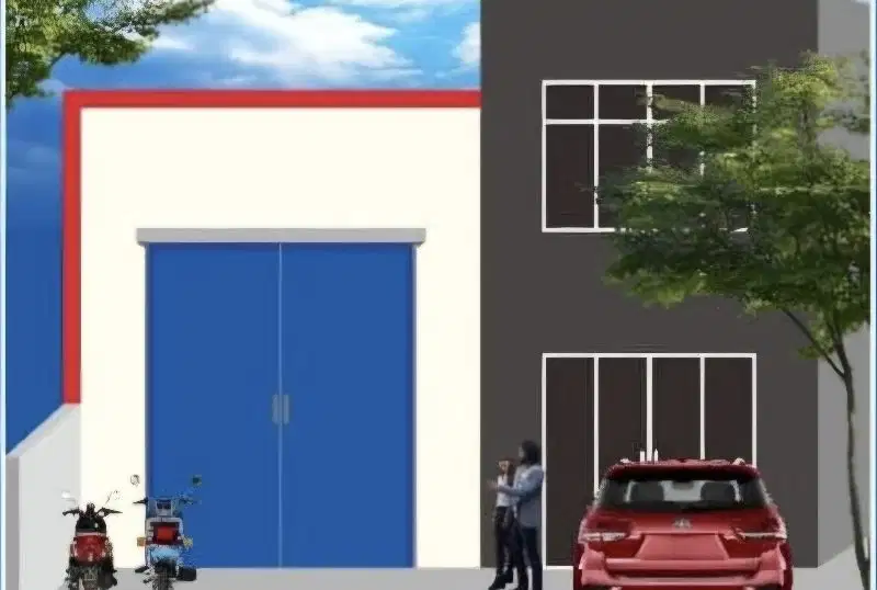 GUDANG INDENT INCLUDE KANTOR 2 LANTAI DI TANGERANG HANYA 7 UNIT