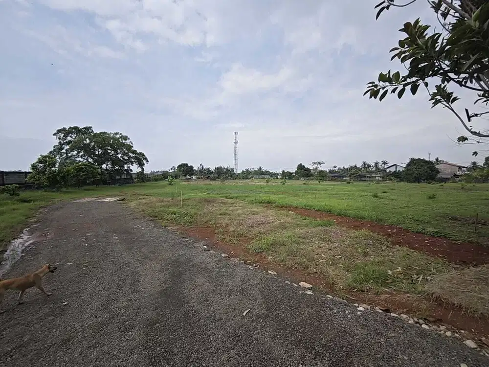 Tanah pergudangan industri dekat rencana akses tol