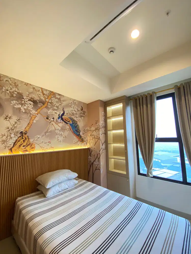 DIJUAL BU APARTMEN CLEON PARK UNIT 2 KAMAR FULL FURNISHED MEWAH