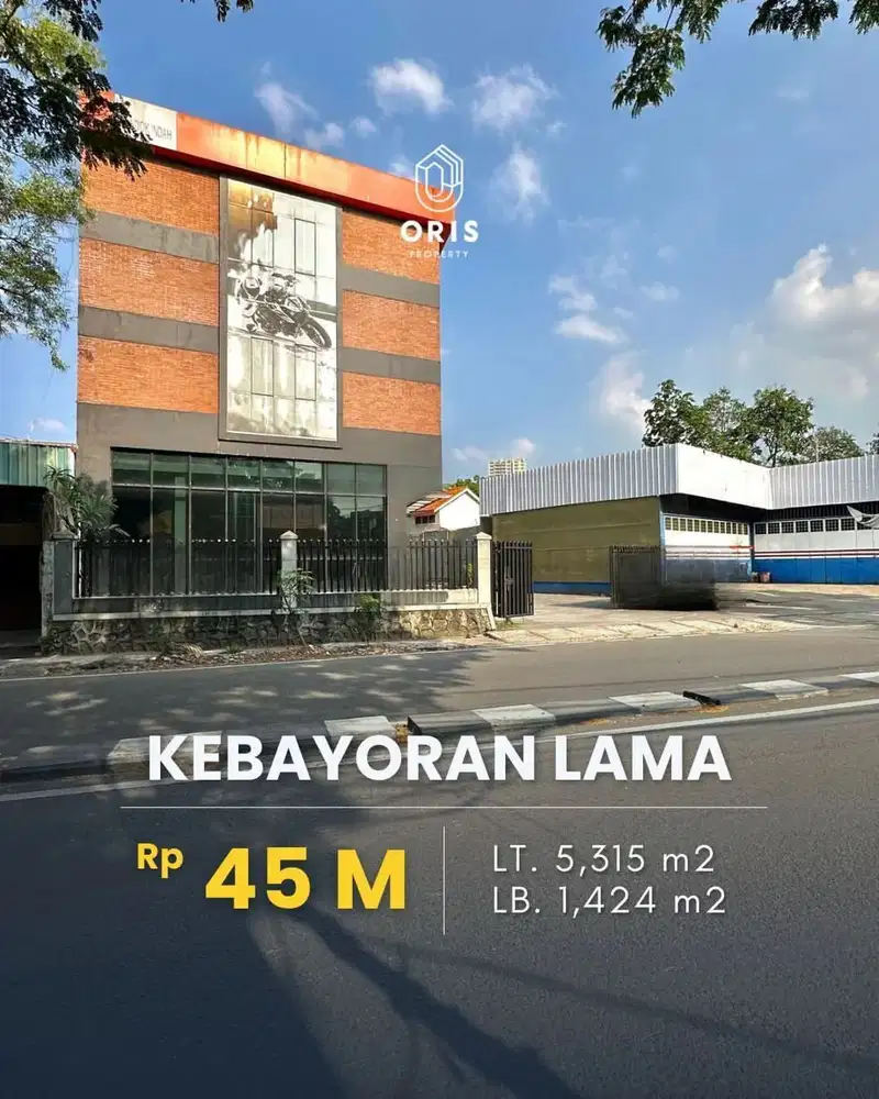 For Sale Gedung Ex Showroom Lokasi Strategis & Jalan Lebar