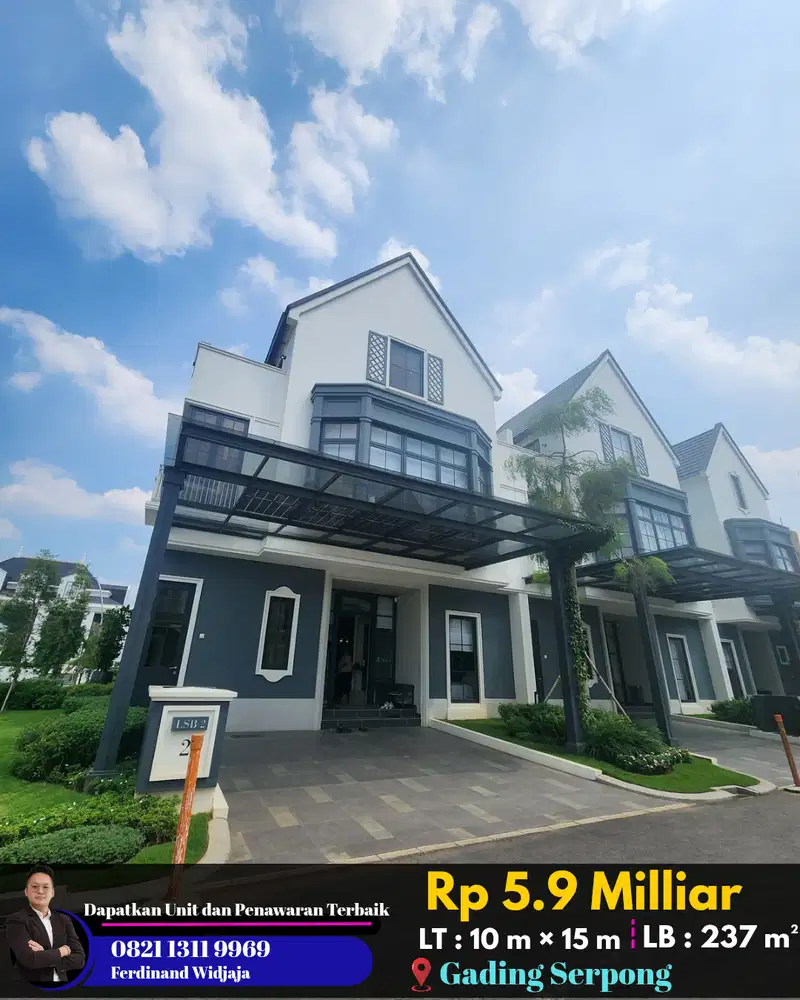 Cluster Louise Lebar 10 3 Lantai Summarecon Gading Serpong