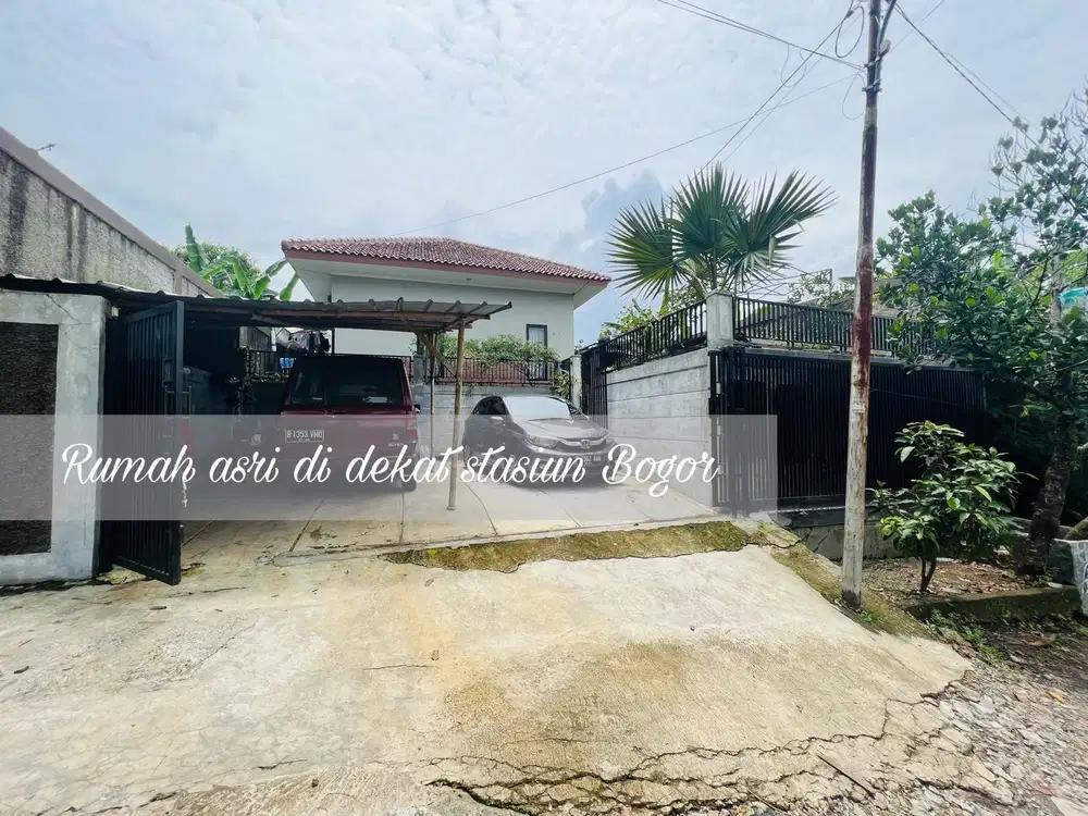 Rumah Asri Semi Furnished Serasa Villa Di Dekat Stasiun Bogor