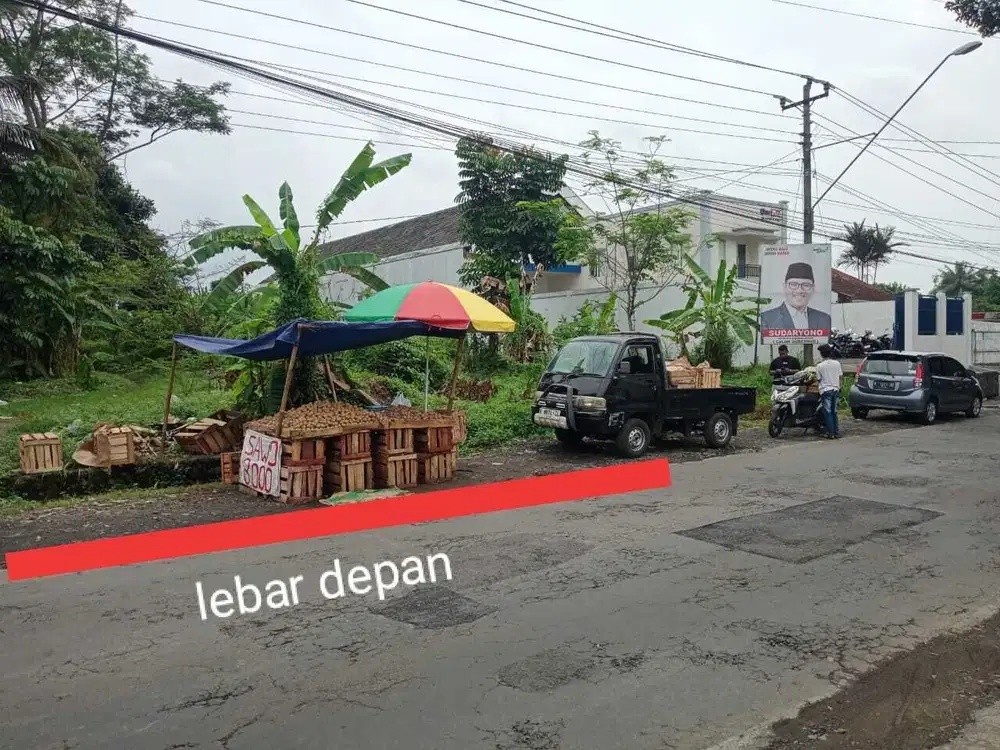 Dijual Tanah Pinggir Jalan Alternatif Purwokerto -Purbalingga 5 Menit