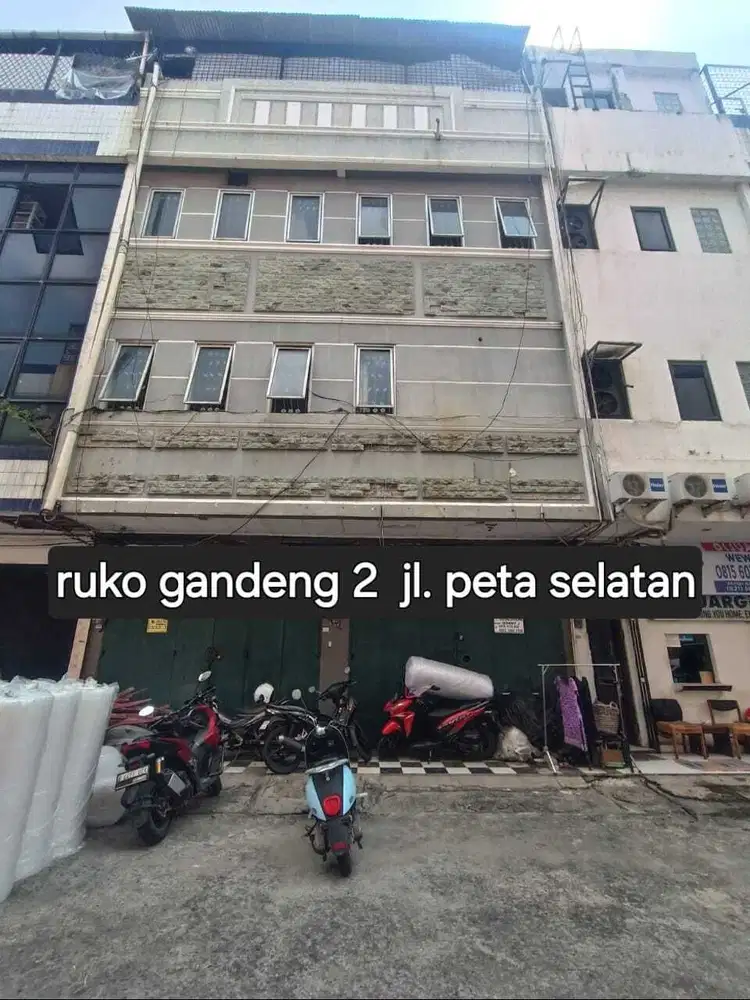Ruko gandeng 2, murah jl. Peta selatan jakbar