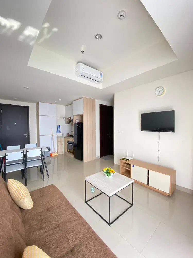 DIJUAL UNIT APARTMENT CLEON PARK TYPE 2 BEDROOM VIEW AEON MALL