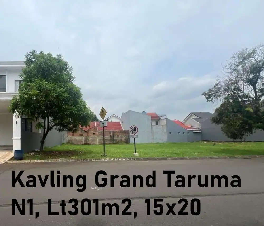 Kavling Tanah untuk rumah di Grand Taruma, Agung Podomoro Karawang