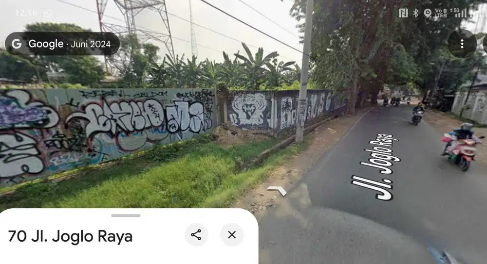 SEWA TANAH JAKBAR KEMBANGAN 3200m MERUYA JOGLO LAPANGAN PADEL FUTSAL