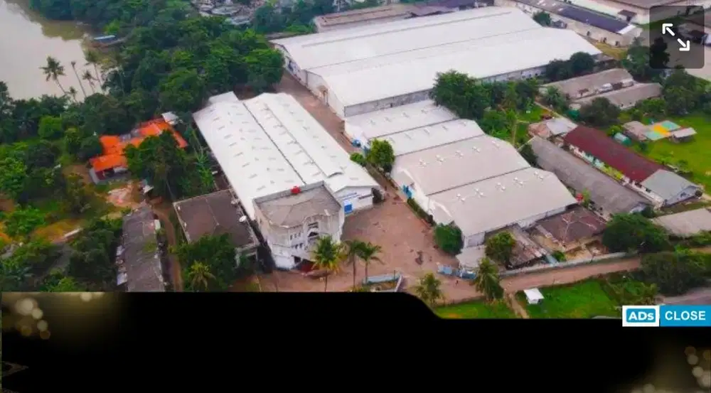 Ex pabrik dan gudang cikokol tangerang banten