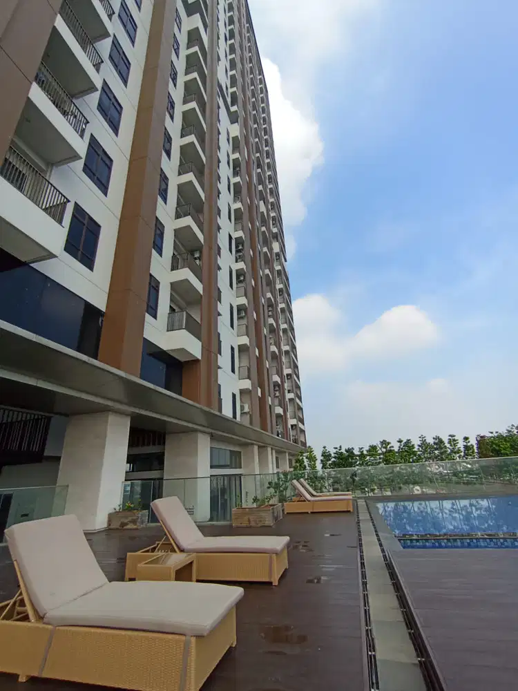 DIJUAL VASAKA SOLTERRA APARTMENT TYPE 1BR FURNISHED VIEW POOL