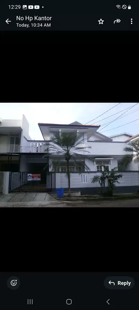 Disewakan rumah bagus,Camar Bintaro  2 lantai , luas tanah 180 m2