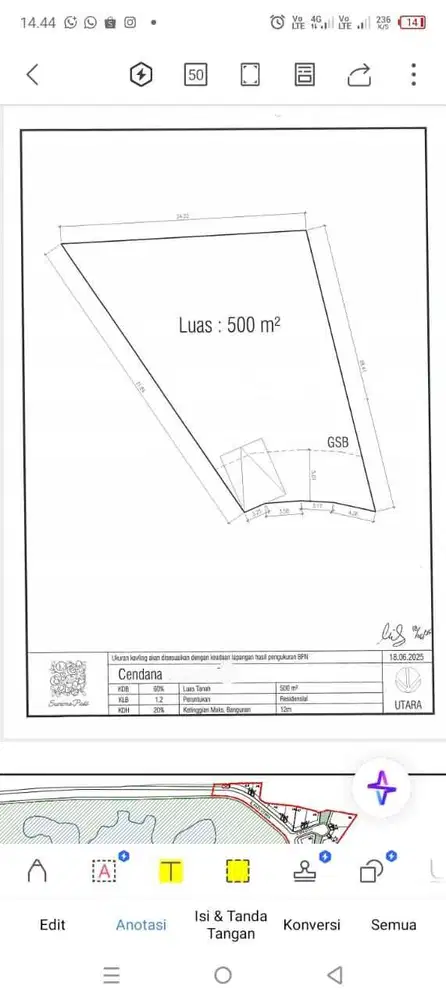 Jual Murah Kavling Cendana Suvarna Padi Cikupa Tangerang